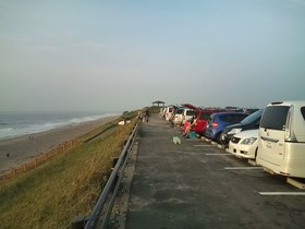 荒浜、朝日